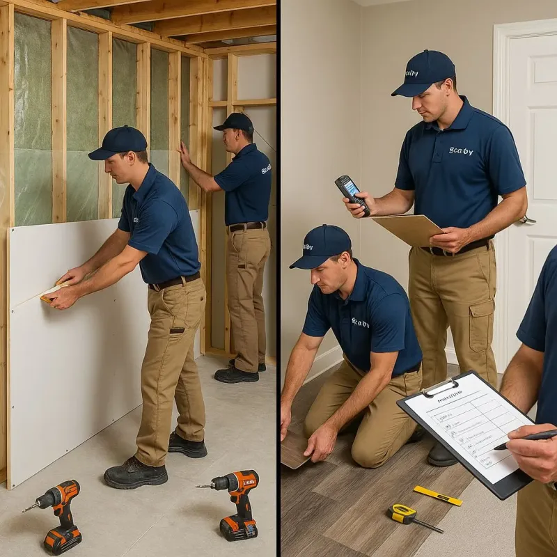 Repairs and Reconstruction process in Waretown, NJ